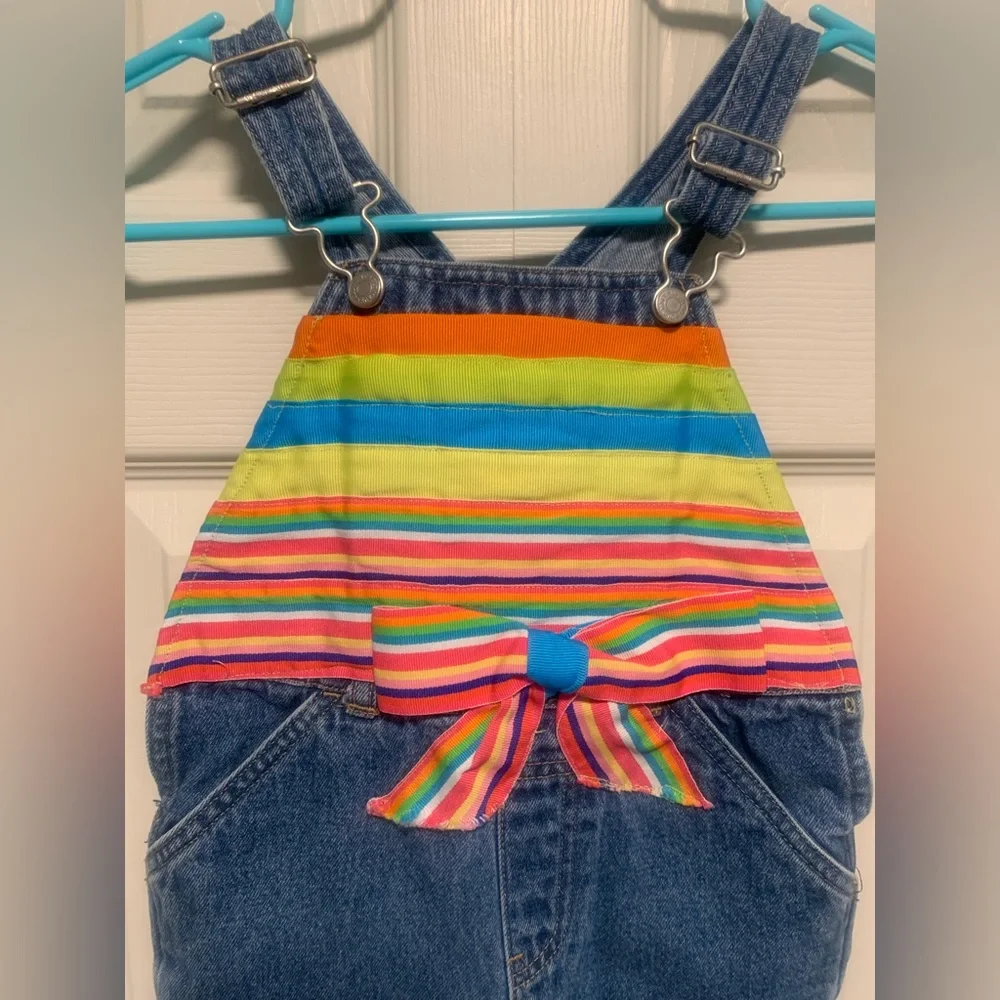 Old Navy Upcycled Toddler Girls Overalls